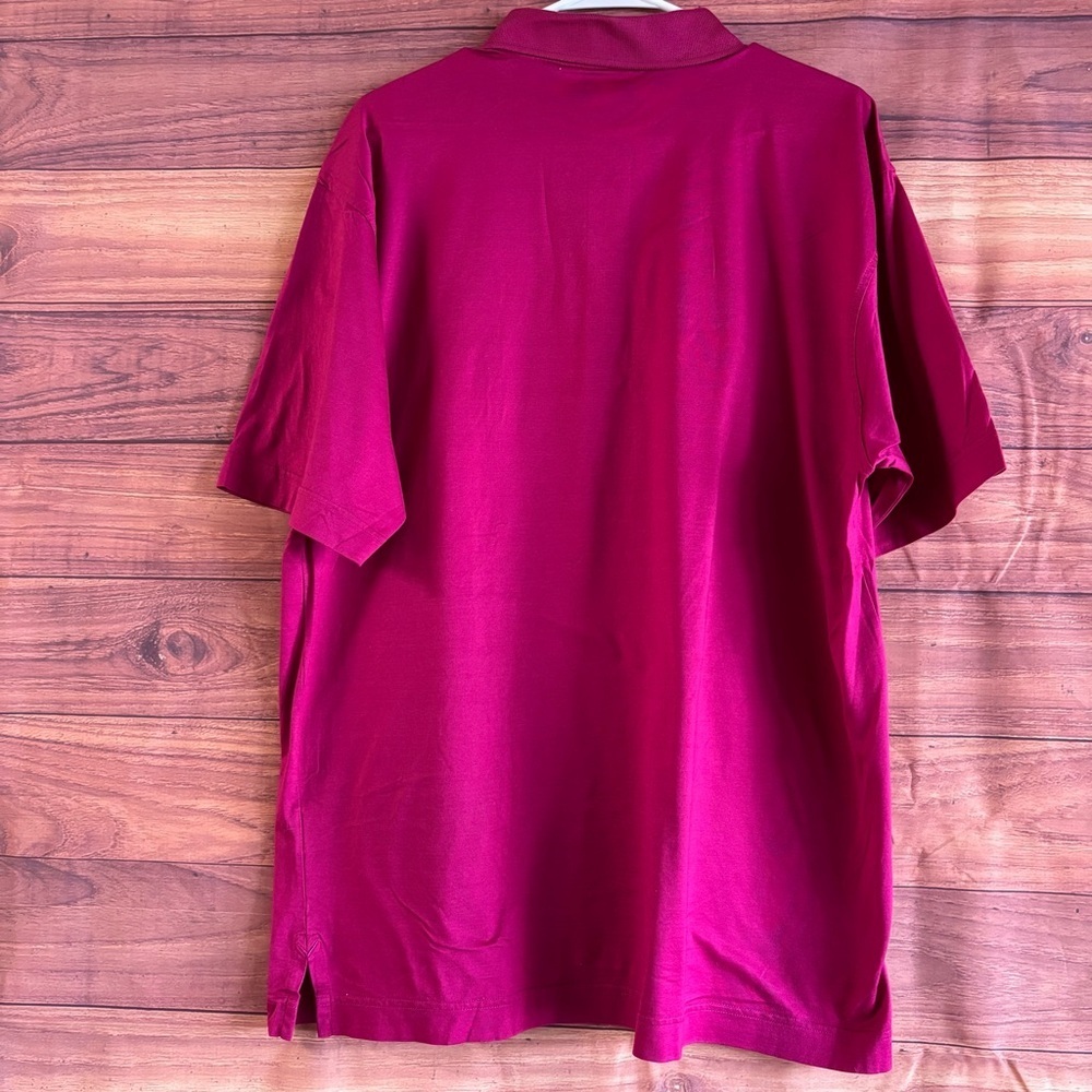 Callaway Golf Collection XL Mens Polo Shirt Rasberry 100% Fine Cotton - Picture 5 of 8